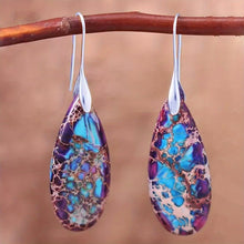 Load image into Gallery viewer, Daria Droplet Detail Dangle Earrings - Serenity Handmade Jewelry
