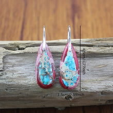 Load image into Gallery viewer, Daria Droplet Detail Dangle Earrings - Serenity Handmade Jewelry
