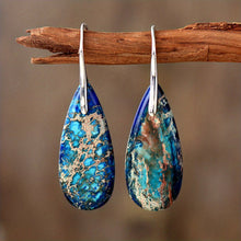 Load image into Gallery viewer, Daria Droplet Detail Dangle Earrings - Serenity Handmade Jewelry
