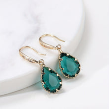 Load image into Gallery viewer, Darling Tourmaline Dangle Earrings - Serenity Handmade Jewelry
