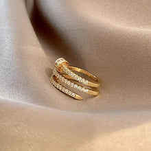 Load image into Gallery viewer, Desmedona Golden Wrap Ring - Serenity Handmade Jewelry
