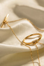 Load image into Gallery viewer, Double-Layered Stainless Steel Necklace - Serenity Handmade Jewelry
