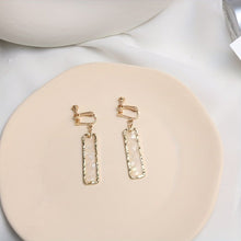 Load image into Gallery viewer, Elodie 14K Gold Plated Shell Earrings - Serenity Handmade Jewelry
