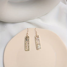 Load image into Gallery viewer, Elodie 14K Gold Plated Shell Earrings - Serenity Handmade Jewelry
