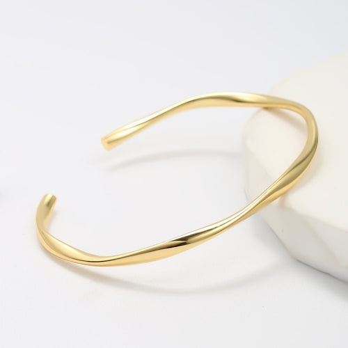 Eloise 18K Gold Plated Bangle - Serenity Handmade Jewelry