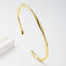 Load image into Gallery viewer, Eloise 18K Gold Plated Bangle - Serenity Handmade Jewelry
