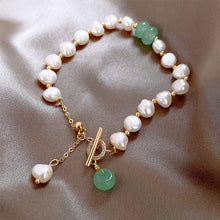 Load image into Gallery viewer, Emmeline Faux Pearl Bracelet - Serenity Handmade Jewelry
