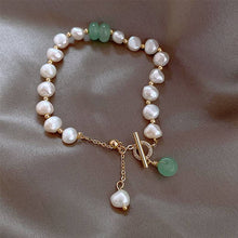 Load image into Gallery viewer, Emmeline Faux Pearl Bracelet - Serenity Handmade Jewelry
