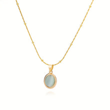 Load image into Gallery viewer, Esmeralda 18K Gold-Plated Pendant Necklace - Serenity Handmade Jewelry
