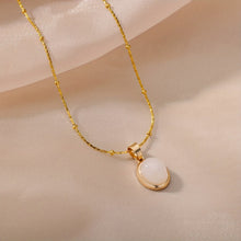 Load image into Gallery viewer, Esmeralda 18K Gold-Plated Pendant Necklace - Serenity Handmade Jewelry
