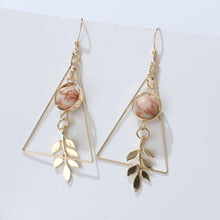 Load image into Gallery viewer, Ivana Hollow Triangle Earrings - Serenity Handmade Jewelry
