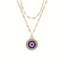Load image into Gallery viewer, Lavinia Double Layer 18K Gold Necklace - Serenity Handmade Jewelry
