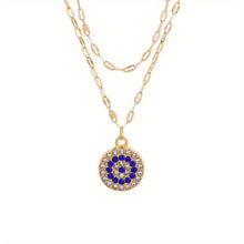 Load image into Gallery viewer, Lavinia Double Layer 18K Gold Necklace - Serenity Handmade Jewelry
