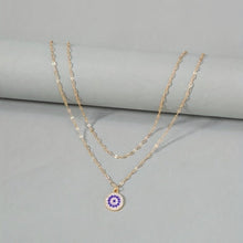 Load image into Gallery viewer, Lavinia Double Layer 18K Gold Necklace - Serenity Handmade Jewelry
