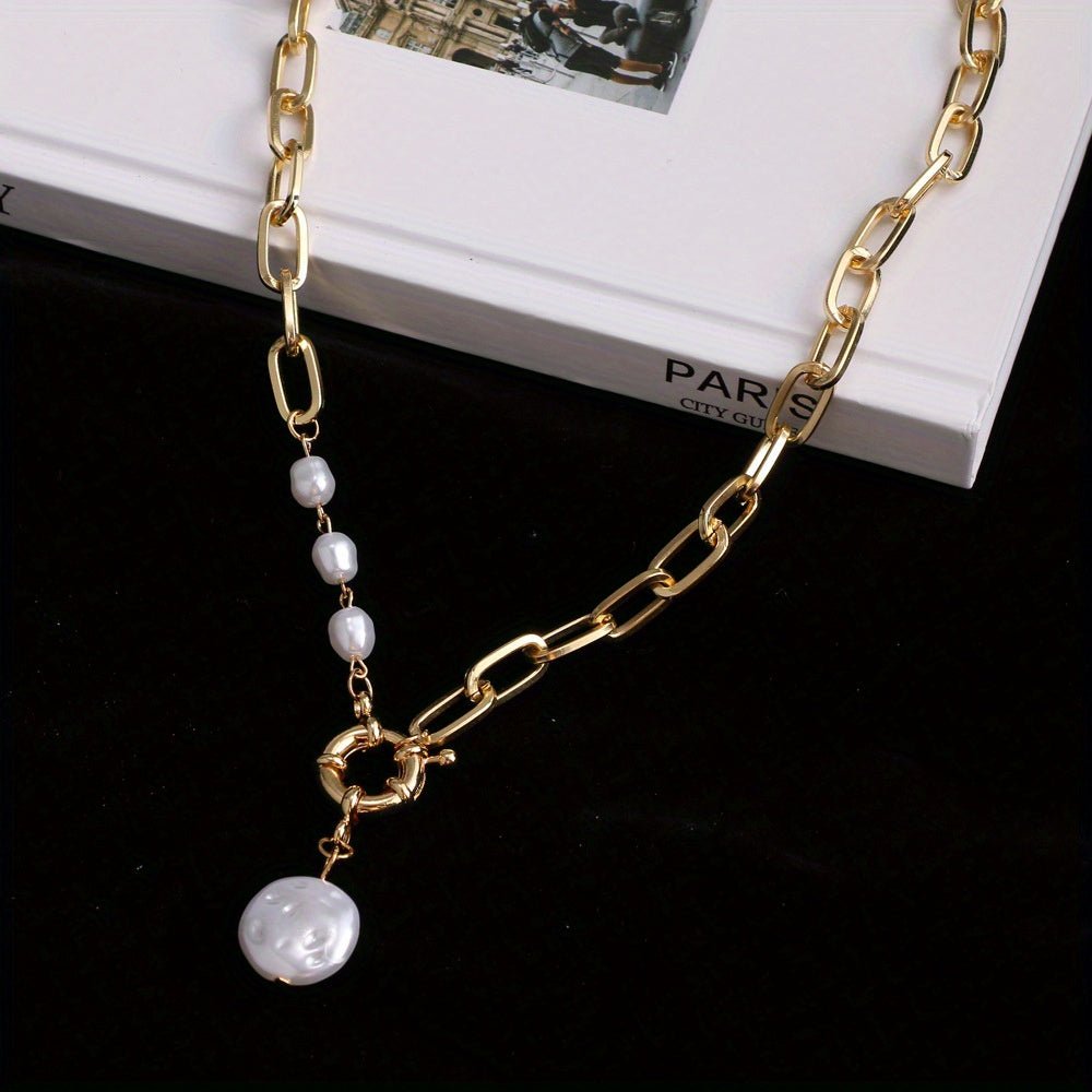 Liana Faux Pearl Necklace - Serenity Handmade Jewelry