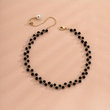 Load image into Gallery viewer, Nalini Onyx Beaded Choker - Serenity Handmade Jewelry
