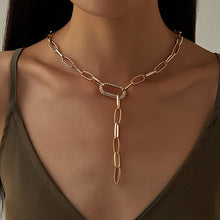 Load image into Gallery viewer, Tabitha Paperclip Chain Necklace - Serenity Handmade Jewelry
