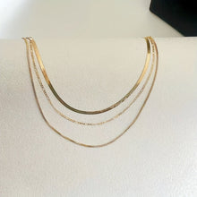 Load image into Gallery viewer, Wilma Tri-Layer Minimalist Necklace - Serenity Handmade Jewelry
